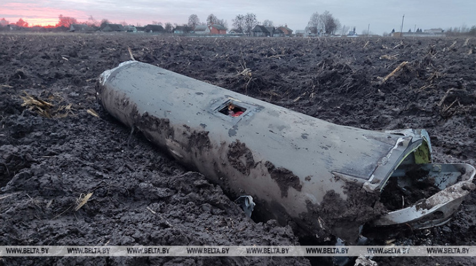 Мінабароны: украінская ракета была знішчана пасля перасячэння дзяржграніцы Беларусі