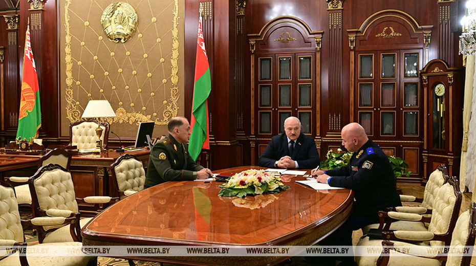 Лукашэнка прыняў з дакладам старшыню Следчага камітэта