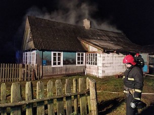 12 декабря в аг. Хоневичи горел жилой дом